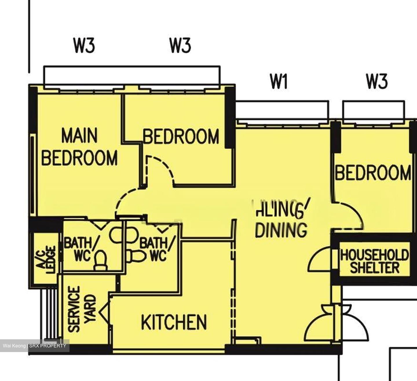 Blk 415A Waterfront I @ Northshore (Punggol), HDB 4 Rooms #605315021